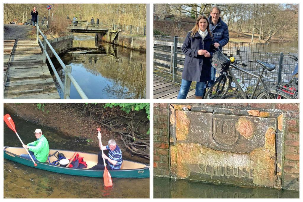 Mit dem Rad oder Kanu zur Mellingburger und Poppenbüttler Schleuse - Bild