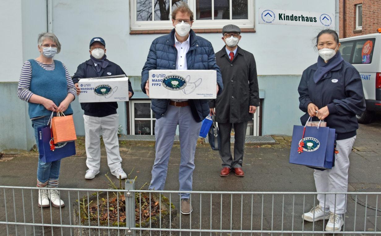 Schutzausrüstungen für das Hospiz Lebensweg und das Kinderhaus Blauer Elefant - Bild