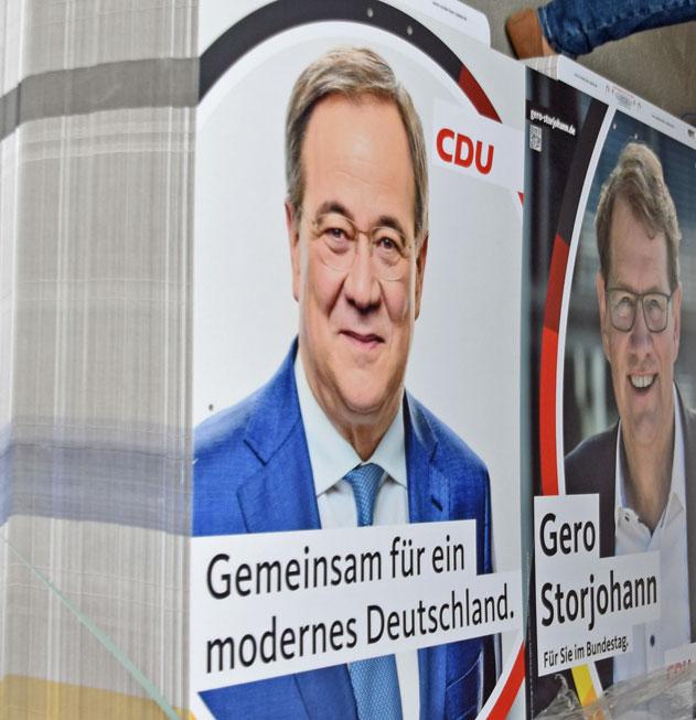 Umweltfreundliche Plakate in Gero Storjohanns Wahlkampf (Video) - Bild